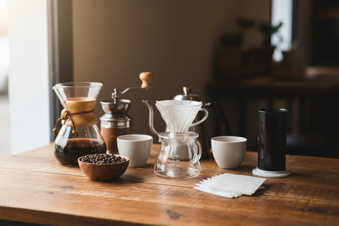 Café filtre: guide complet V60, Chemex et Aeropress pour débutants Carrera Café