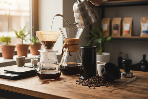 Comment on a conçu notre carte de boissons: du grip au verre Carrera Café