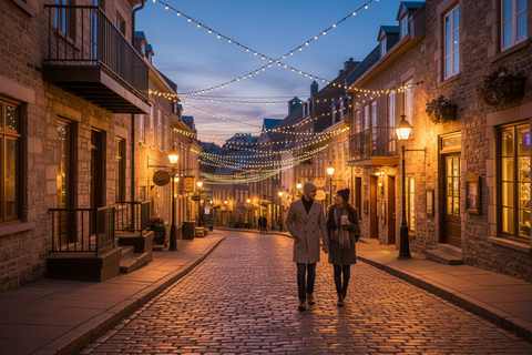 Soirée romantique à Québec: notre itinéraire dans le Petit Champlain Carrera Café