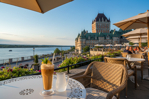 Terrasses et restos avec vue à Québec: où manger dehors en été avec le Saint-Laurent comme décor