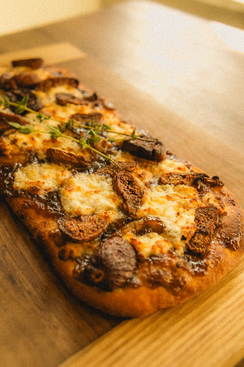 Pizza aux figues & fromage de chèvre